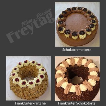 Torten von Bäckerei Freytag GbR